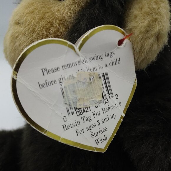 Vintage 1996 Ty Classic CHUCKLES the Monkey 14"Plush – Style 7303 - EUC - RARE - Picture 12 of 13